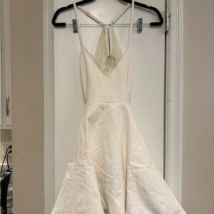 NWT Lulu's x Lush Perfect Evening Ivory Lace Skater
Dress